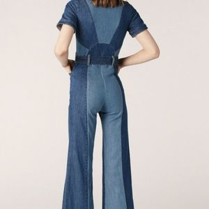 stoned immaculate denim jumpsuit